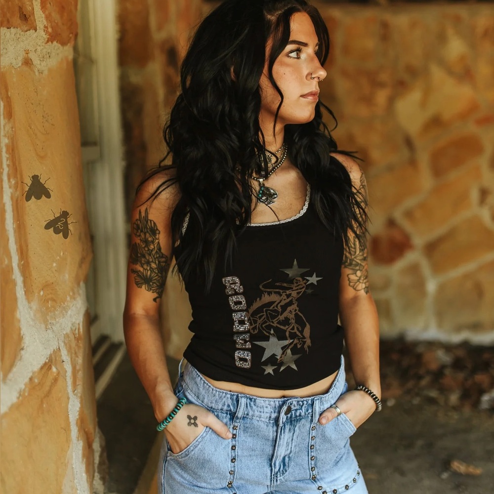 2FlyCo Disk Koe Rodeo Tank Top - Picture 3 of 7